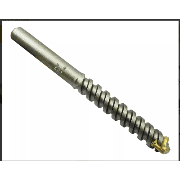 BROCA MURO DIAGER 3/8 X 4 1/2PUL ESPIRAL PAVONADA 1