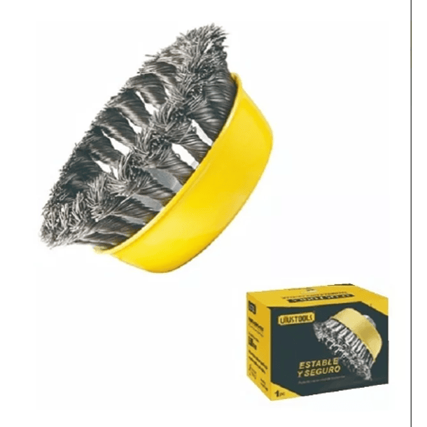 GRATA COPA TRENZADA UYUSTOOLS 5/8 X 4 EBC104-P 2