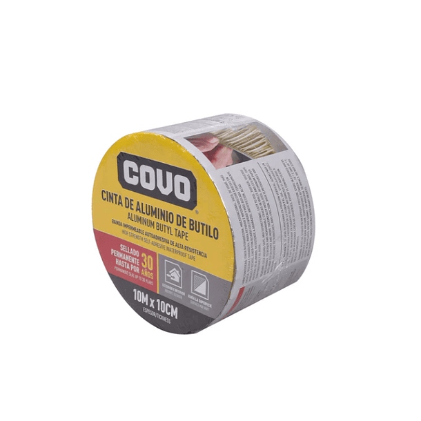 CINTA COVO ALUMINIO DE BUTILO 10CM X C10M  2