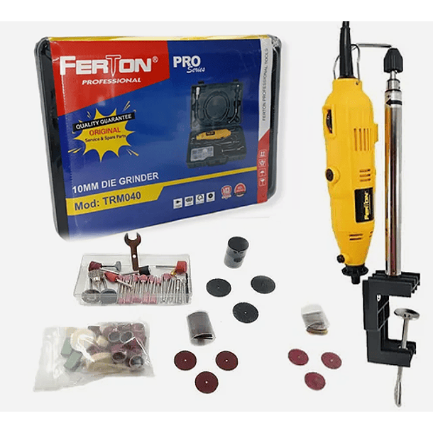 MOTORTOOL FERTON + 40 ACCESORIOS + MALETIN TRM040 1