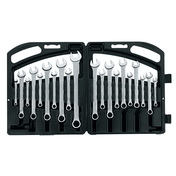 JGO LLAVES MIXTAS STANLEY COMBINADO 8-18 1/4-7/8 85-783LA 2