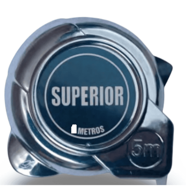 FLEXOMETRO SUPERIOR CROMADO 8MTS X 25MM FLCR8MT