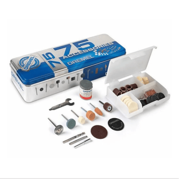 JGO PIEZAS ACCESORIOS MOTOR TOOL DREMEL 75PCS USO GENERAL 26150707AC 1