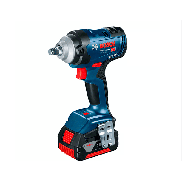 PISTOLA IMPACTO INALAMBRICA BOSCH GDS 18V-400+CARGADOR+2 BATERIAS 18V 4AH 0601.9K 2