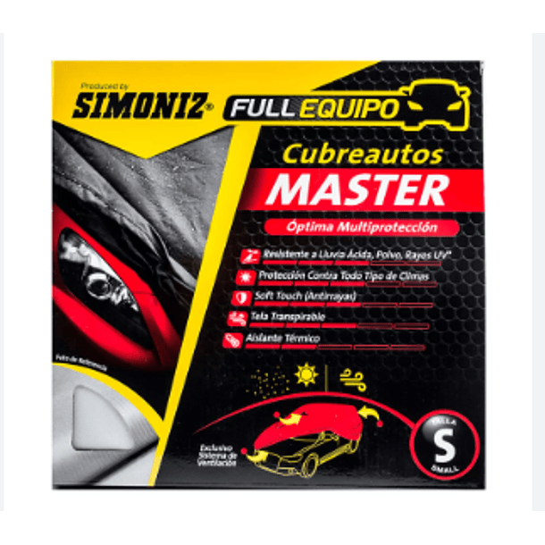 CUBRE AUTOS TKC (SIMONIZ) MASTER POLIESTER T-S 108272