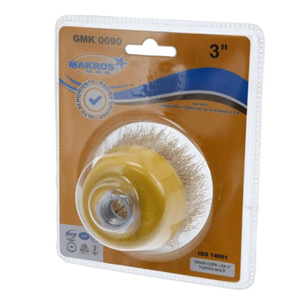 GRATA COPA LISA MAKROS 5/8/14MM X 3 MULTI-EJE GMK 0090 1