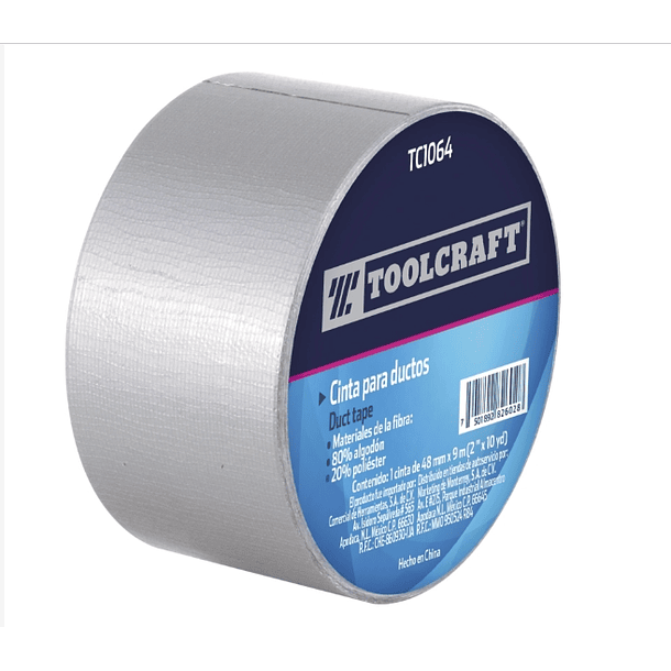 CINTA DUCTO TOOLCRAFT 48MMX27M REF.TC1062