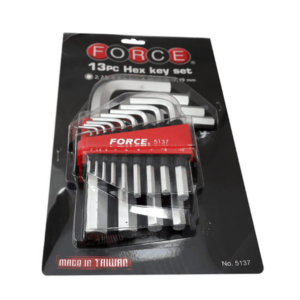 JGO LLAVES BRISTOL FORCE 13PCS 2-19MM 5137