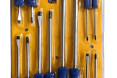 JGO DESTORNILLADORES IMPACTO UYUSTOOLS X 12 PZAS DEG12SU