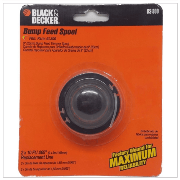 NYLON GUADAÑA BLACK AND DECKER CARRETE GL300 RS-300 1