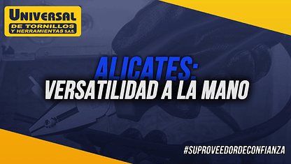 ⚙️ Alicates: Versatilidad a la mano