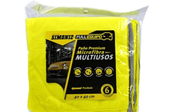 PAÑO SIMONIIZ MICROFIBRA MULTIPROPOSITO X 6 108944