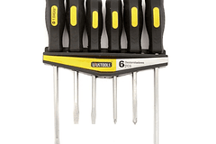 JGO DESTORNILLADORES UYUSTOOLS PALA /ESTRELLA  6 PZAS DED608