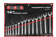 JGO LLAVES MIXTAS FORCE 14PCS 5/16-1 1/4 5141SC