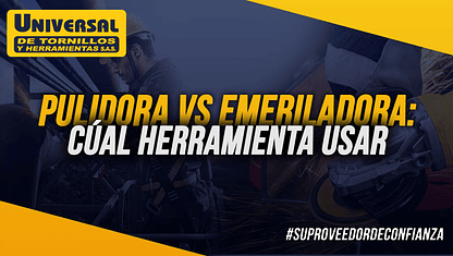 ⚡ Pulidora vs Esmeriladora: ¿cuál herramienta usar?