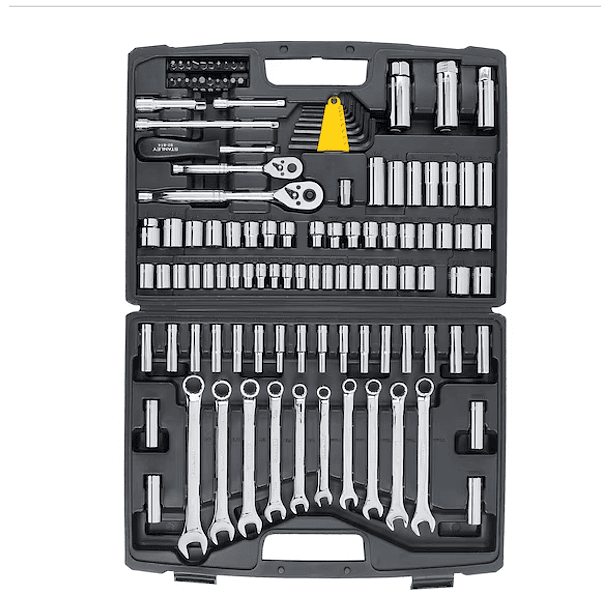 JGO COPAS STANLEY CUAD 3/8 / 1/4 MIXTO 123 PZAS 94-374 1