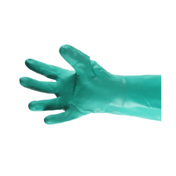 GUANTE SUPERIOR DE NITRILO VERDE TALLA L (PAR) # 9 1