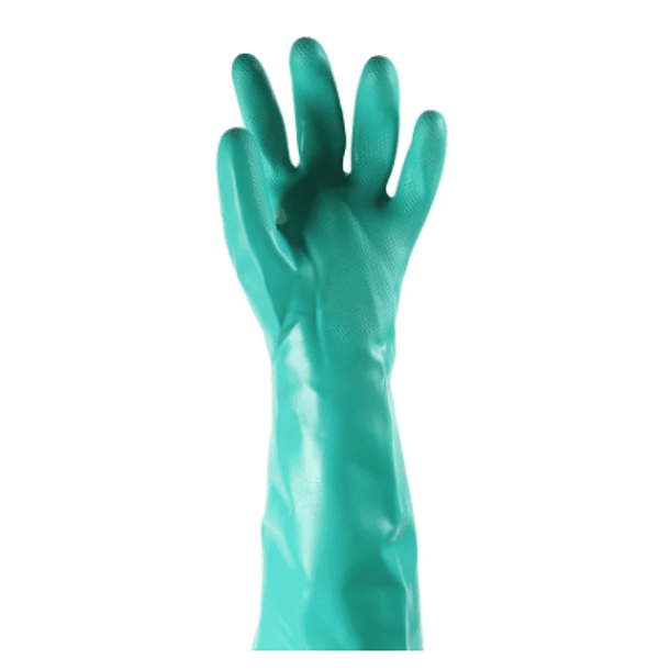 GUANTE SUPERIOR DE NITRILO VERDE TALLA L (PAR) # 9 2