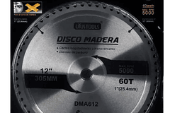 DISCO SIERRA CIRCULAR UYUSTOOLS 12 X 60 DIENTES DMA612