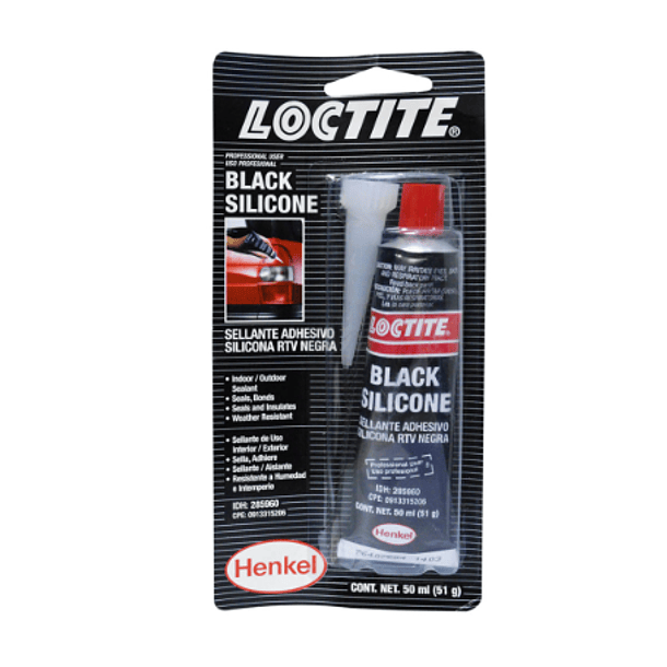 SILICONA LOCTITE NEGRA 50ML 285960