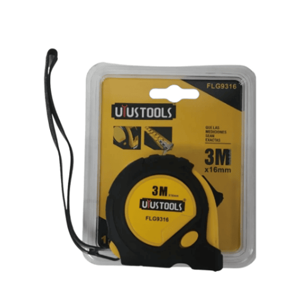 FLEXOMETRO UYUSTOOLS ENCAUCHETADO 3M X 16MM FLG9316 1