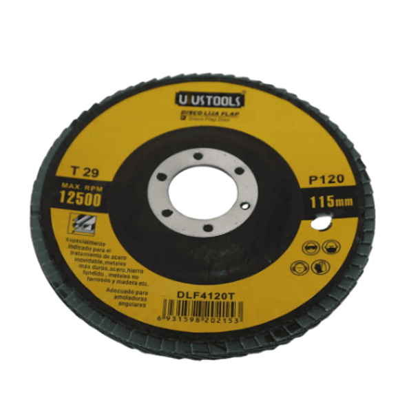 DISCO FLAP LIJA UYUSTOOLS 41/2 #120 DLF4120T 1