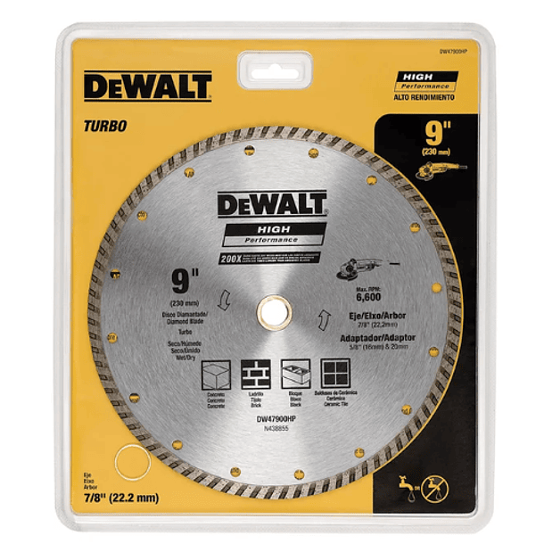 DISCO DIAMANTADO TURBO DEWALT 9