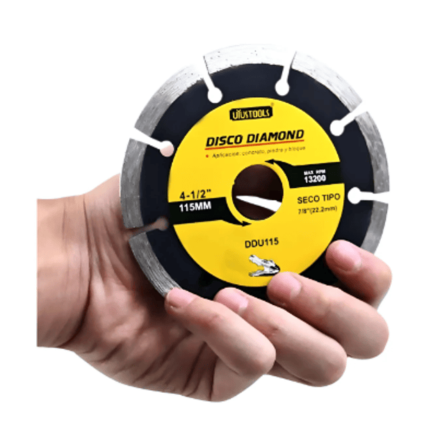 DISCO DIAMANTADO CONTINUO UYUSTOOLS 41/2 DDU115H