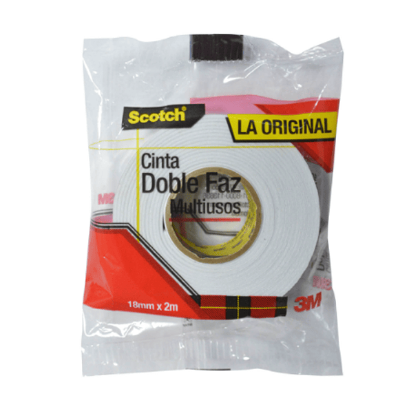 CINTA 3M DOBLE FAX 2201 12MM X 2M