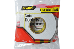 CINTA 3M DOBLE FAX 2201 12MM X 2M