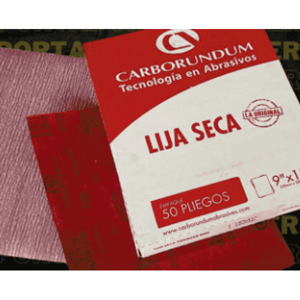 LIJA 1200 ROJA CARBORUNDUM 5539520526