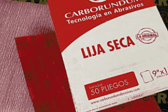 LIJA 1200 ROJA CARBORUNDUM 5539520526