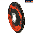 DISCO FLAP LIJA CARBORUNDUM 4 1/2 # 120 2