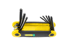 JGO LLAVES TORX STANLEY 8 PZAS T9-T40 T/NAVAJA 69 266