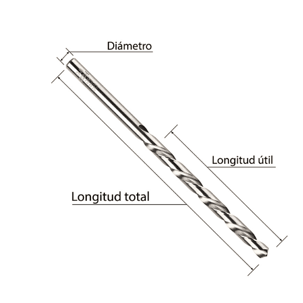 BROCA HSS CASTILLO 7.5 MM  B0750