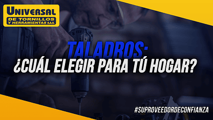 🔨 Taladro para el hogar: cómo elegir el adecuado según el material y el uso