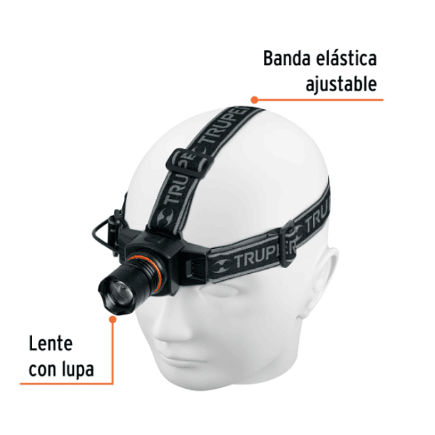 LINTERNA TRUPER RECARGABLE T/MINERO 60 LUM REF 10617 1