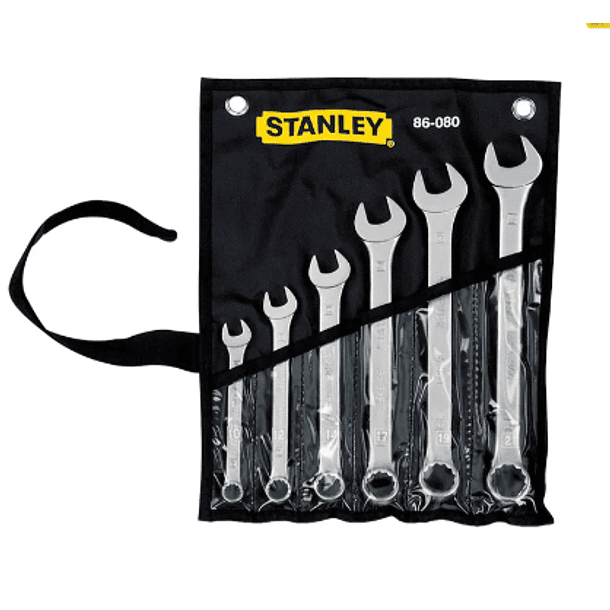 JGO LLAVES MIXTAS STANLEY 10 - 21 6 PZAS 86-080