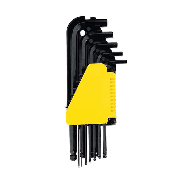 JGO LLAVES BRISTOL STANLEY 1/16-3/8 LARGAS 12 PZAS 69-257