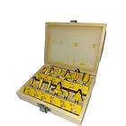 JGO FRESAS RUTEADORA UYUSTOOLS 12 PZAS CQT012 2