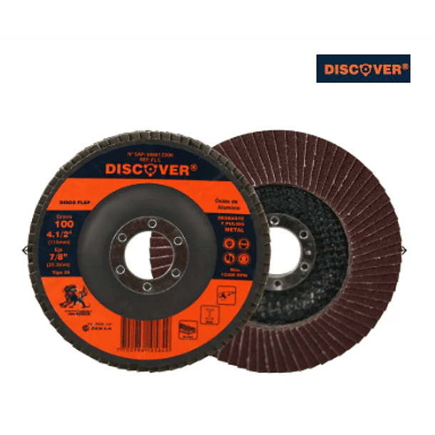DISCO FLAP LIJA DISCOVER 4 1/2 # 100 508012200 1
