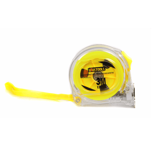 FLEXOMETRO UYUSTOOLS TRANSPARENTE 3M X 16 FLT3X16
