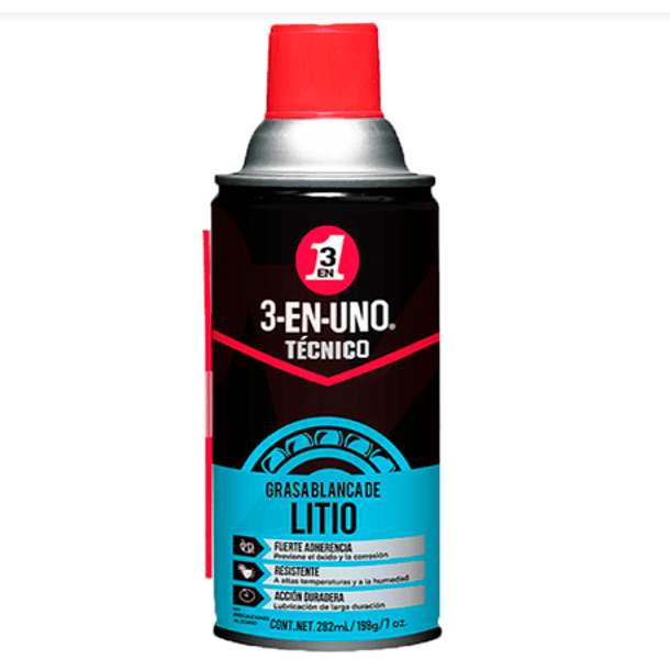 GRASA 3 EN 1 LITIO BLANCA 7OZ/198GR/282ML 6440290