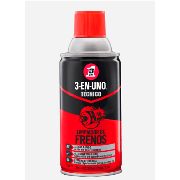 LIMPIADOR DE FRENOS 3 EN 1 300ML DESCONTINUADO