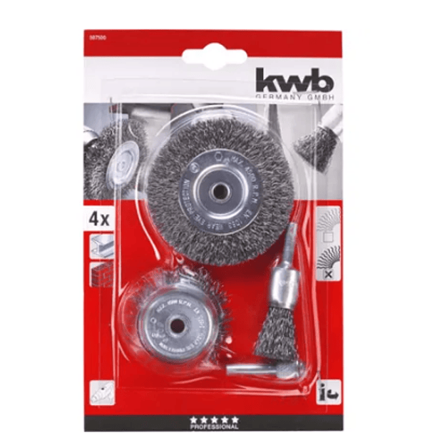 JGO GRATAS KWB TALADRO 3 PZAS 49597500