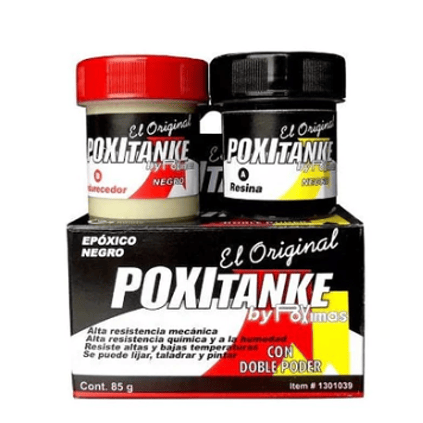 POXITANKE NEGRO POXIMAS X 85 GR