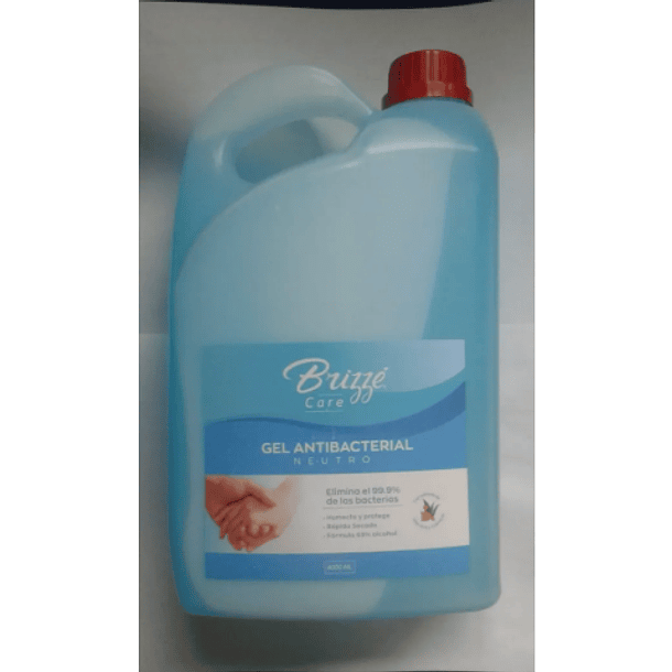 GEL  ANTIBACTRIAL BRIZZE X 4LT