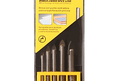 JGO BROCAS VIDRIO UYUSTOOL 5PCS 4-10MM LISO BCVL51