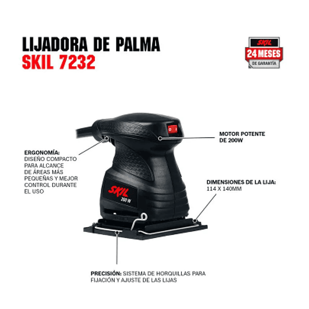 PROMO LIJADORA SKIL ORBITAL 1/4