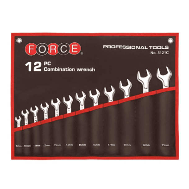 JGO LLAVES MIXTAS FORCE 12PCS 8-23MM REF5121C 1
